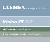 clemex,vision pe,image,analysis,microscopy
